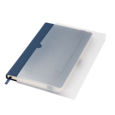 Ежедневник Альфа (Alpha) недатированный, синий/голубой-11