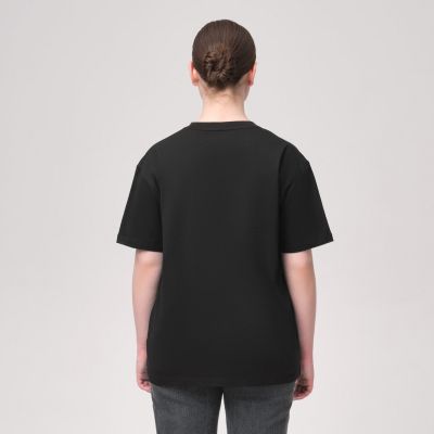 Футболка унисекс KRIS, 100% хлопок, 150 гр., черная-4