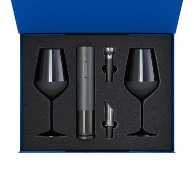 Ложемент под 2 бокала для вина + набор для вина Сакраменто (Sacramento) в большую коробку-трансформер (арт. 695722)-6