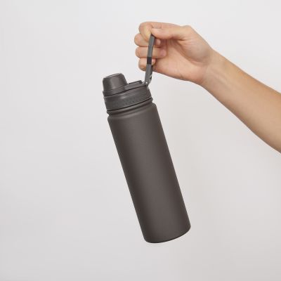 Термобутылка вакуумная герметичная Савона (Savona), серая-11