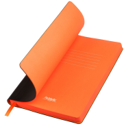 Ежедневник Portobello Trend, Latte NEW, недатированный, черный/оранжевый (без упаковки, без стикера)