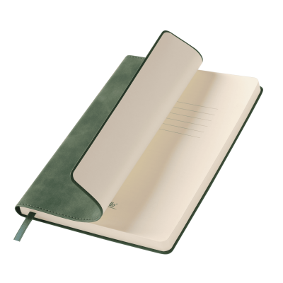 Ежедневник Verona недатированный, зеленый-0