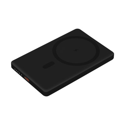 Внешний аккумулятор Атлантис (Atlantis) PD 5000mAh с функцией беспроводной зарядки 15W, черный-0