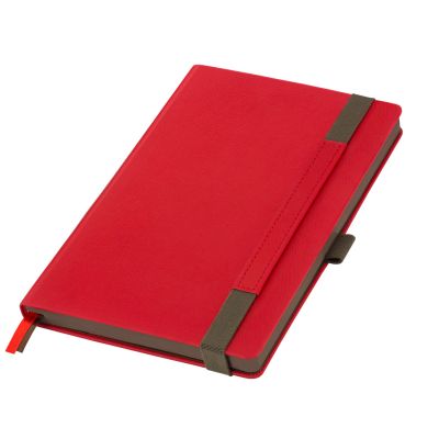 Ежедневник Marseille soft touch недатированный, светло-красный-0