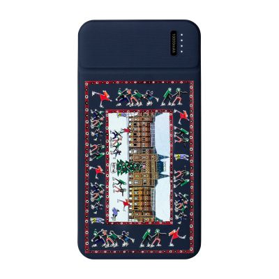 Внешний аккумулятор с подсветкой Skyline Plus 10000 mAh, синий-3