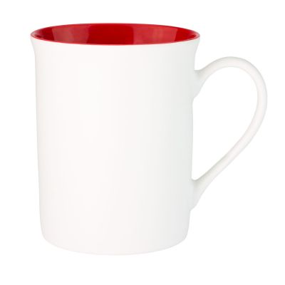 Керамическая кружка Astra, белый/красный-0