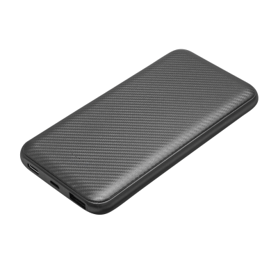 Внешний аккумулятор Carbon PB 10000 mAh, графитовый металлик-0