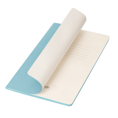 Блокнот Corsa slim, голубой-0