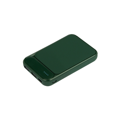 Внешний аккумулятор с подсветкой Старлайт PB (Starlight PB) 5000 mAh, зеленый-0