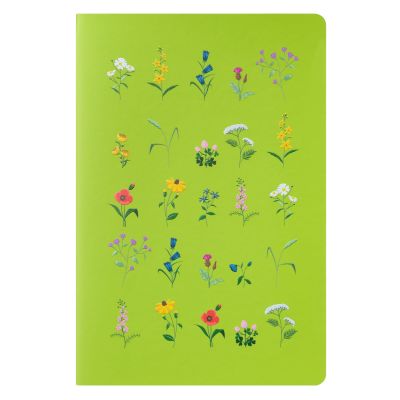 Блокнот Alpha slim, салатовый-11