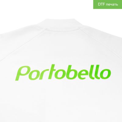 Толстовка на молнии, унисекс TORRES белая, размер XL-16