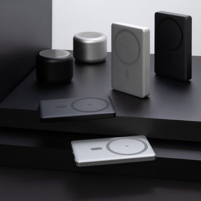 Беспроводная колонка Пэшн (Passion) 80dB 600 mAh (Bluetooth 5.0), серебряная-13