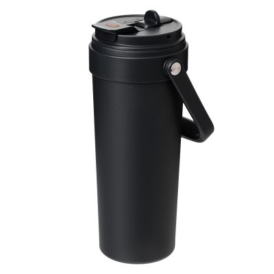 Термокружка вакуумная Соло (Solo), черная-4