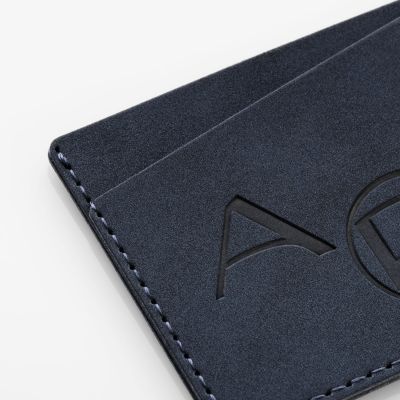 Кардхолдер Nuba со скошенным карманом, синий-6
