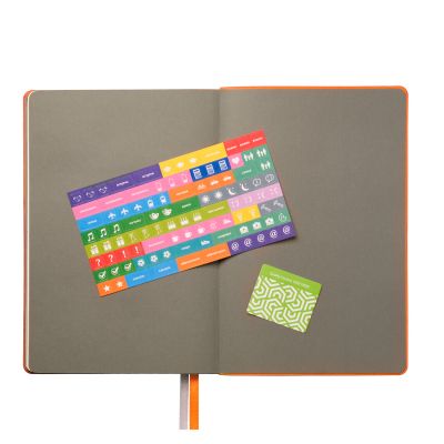 Ежедневник Tweed недатированный, оранжевый-10