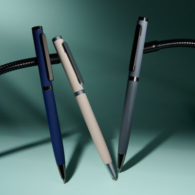 Шариковая ручка Нокс (Nox), бежевая-10