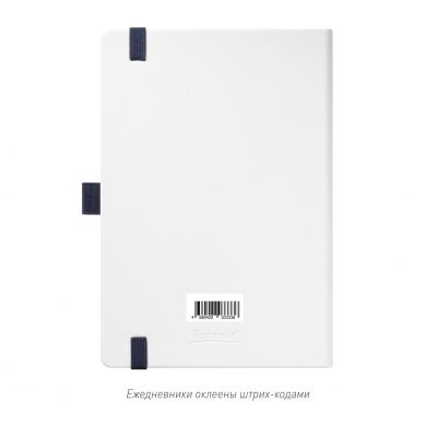 Ежедневник Arctic недатированный, белый/синий-14