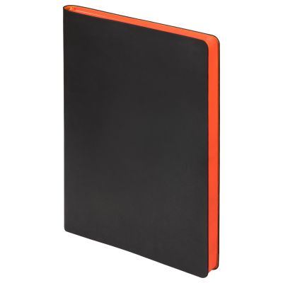 Ежедневник Латте (Latte NEW) недатированный, черный/оранжевый (без упаковки, без стикера)-5