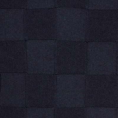 Плед Cella вязаный, синий (без подарочной коробки)-4