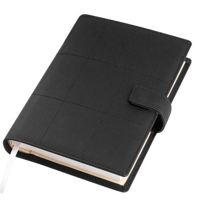 Ежедневник-портфолио Royal недатированный в подарочной коробке, черный-1