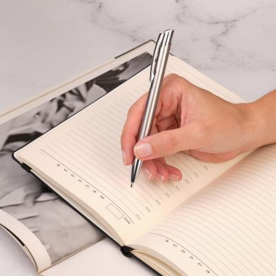 Шариковая ручка Lira, серебряная-6