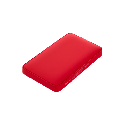 Внешний аккумулятор с подсветкой Ancor 5000 mAh, красный-2