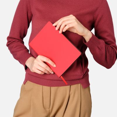 Ежедневник Latte soft touch недатированный, красный-10