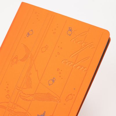 Ежедневник Moon river недатированный, оранжевый-9
