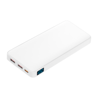 Внешний аккумулятор с подсветкой Ancor PD Plus 10000 mAh, белый