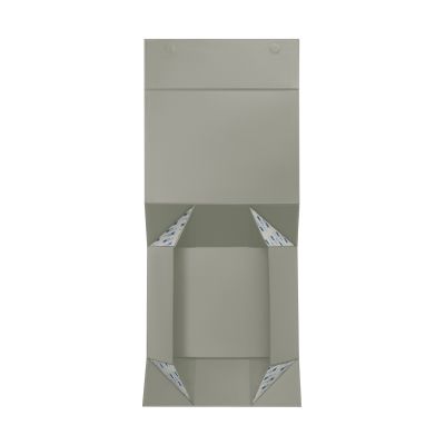 Подарочная коробка-трансформер средняя, серая-4