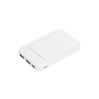 Внешний аккумулятор с подсветкой Старлайт PB (Starlight PB) 5000 mAh, белый-0