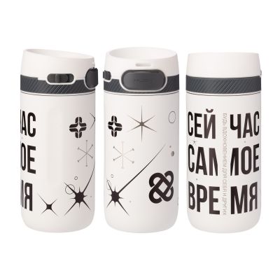 Термокружка вакуумная Toledo, белая-10