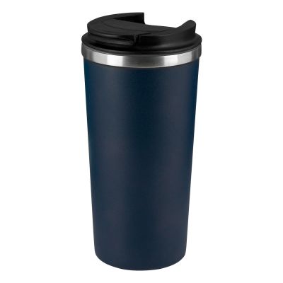 Термокружка вакуумная Palermo, синяя-4