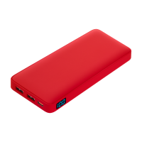 Внешний аккумулятор с подсветкой Ancor PD Plus 10000 mAh, красный