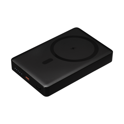 Внешний аккумулятор Атлантис Плюс PD (Atlantis PD Plus) 10000mAh с функцией беспроводной зарядки 15W, черный-0