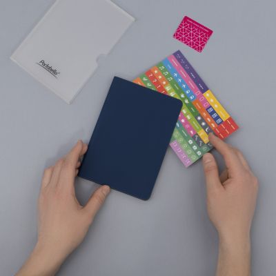 Ежедневник Spark mini A6 недатированный, синий-10