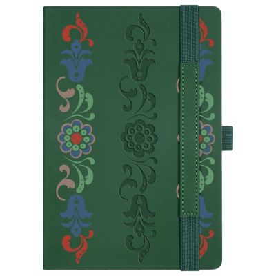 Ежедневник Alpha недатированный, зеленый/оливковый-3