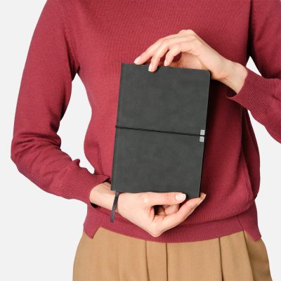 Ежедневник Ин Велюр (In Velour) недатированный, черный-12