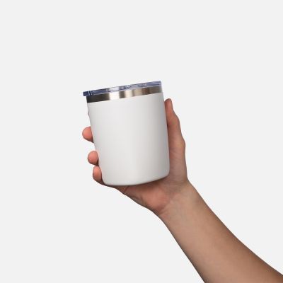 Термокружка вакуумная Вива (Viva), белая-7