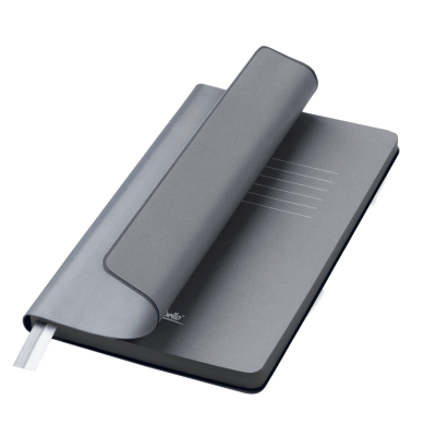 Ежедневник Moon river недатированный, стальной-0