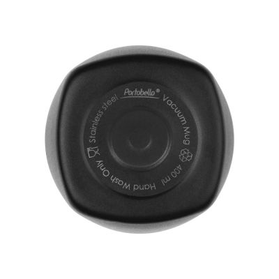 Термокружка вакуумная Вива (Viva), черная-4