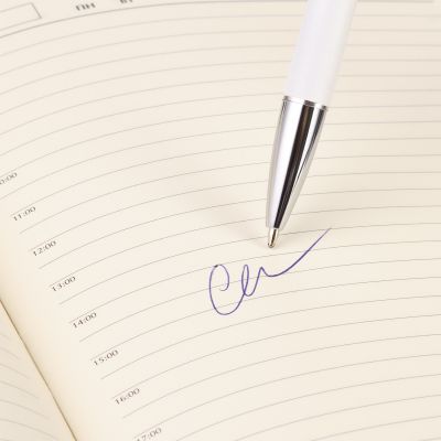 Шариковая ручка Levi, белая-4