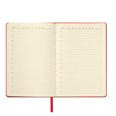 Ежедневник Molto недатированный, красный-7