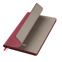 Ежедневник Portobello Trend, Rain, недатированный, бургунди