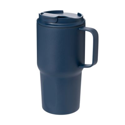 Термокружка вакуумная Aventura, синяя-4