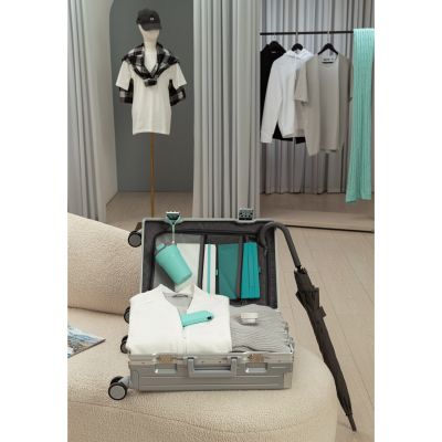 Ежедневник Arctic недатированный, белый/бирюзовый-12