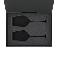 Ложемент под 2 бокала для вина (рифленое стекло) в среднюю коробку-трансформер (арт. 695721)