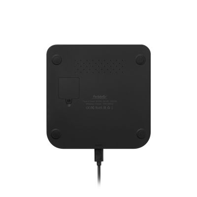 Зарядная станция с часами 15W Ригель (Rigel), черная-4