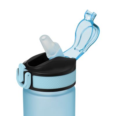 Бутылка для воды Flip mini, голубая-3
