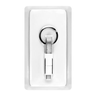 Кабель-брелок 3в1 Cavi NEO в подарочной упаковке, серый-0